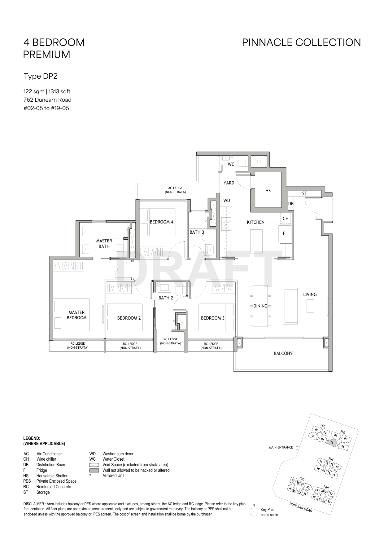 Type DP2 · 1,313 sqft floor plan