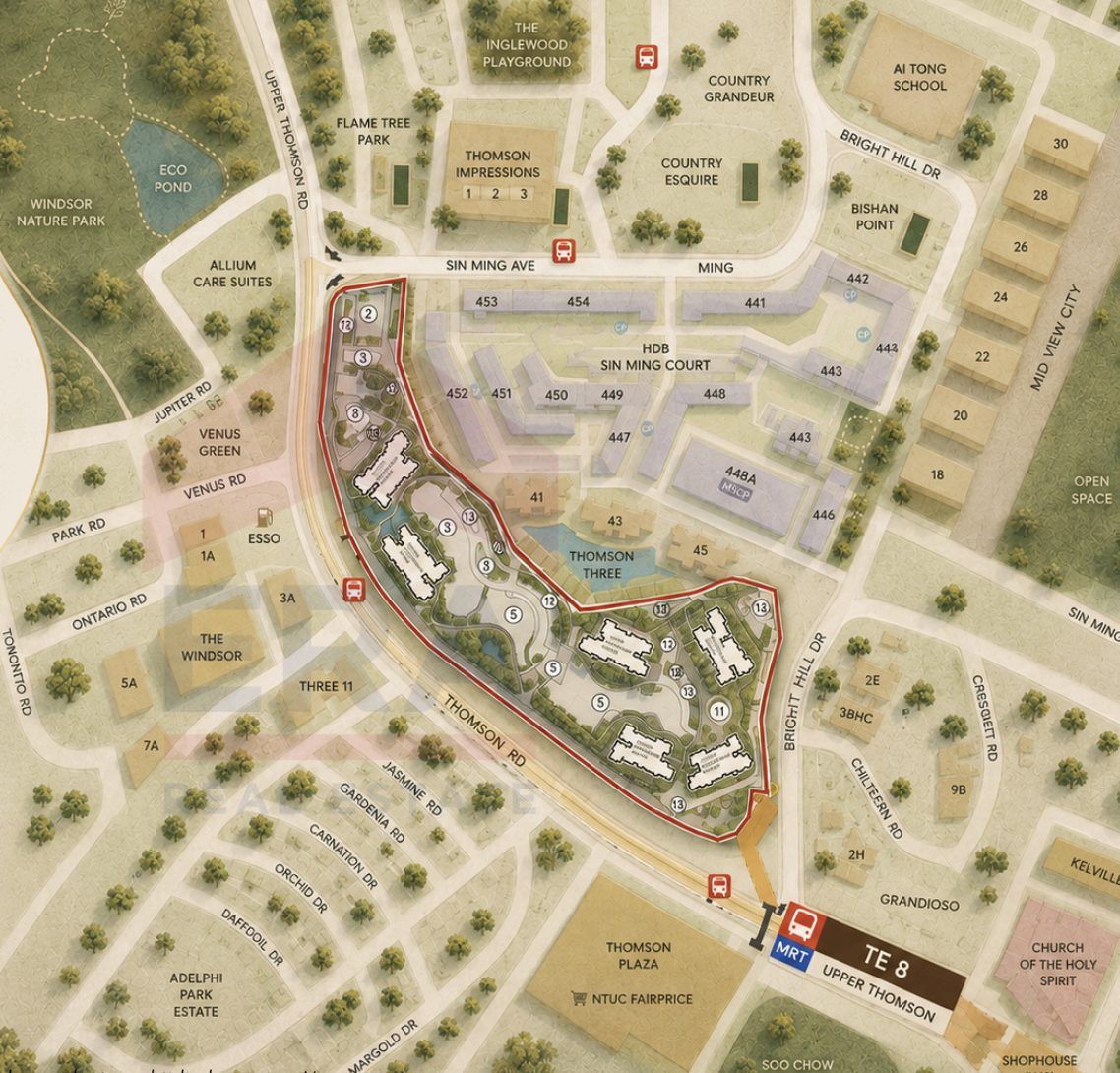Thomson Reserve proposed site plan